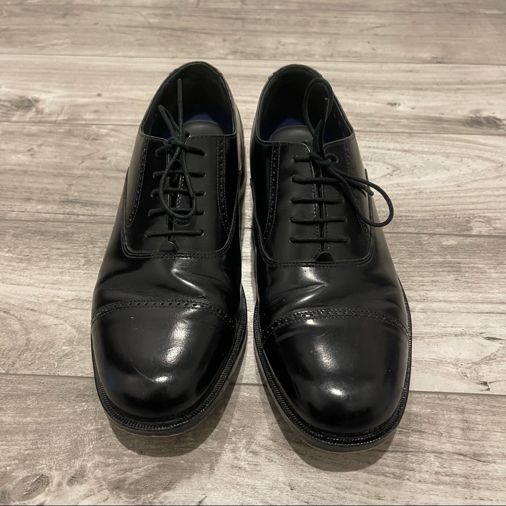 Bostonian Stockbridge Men's Black Cap Toe Oxfords Size 9